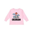 thumbnail image 1 of Inktastic Colorado Mountains and Clouds Boys or Girls Long Sleeve Toddler T-Shirt, 1 of 5