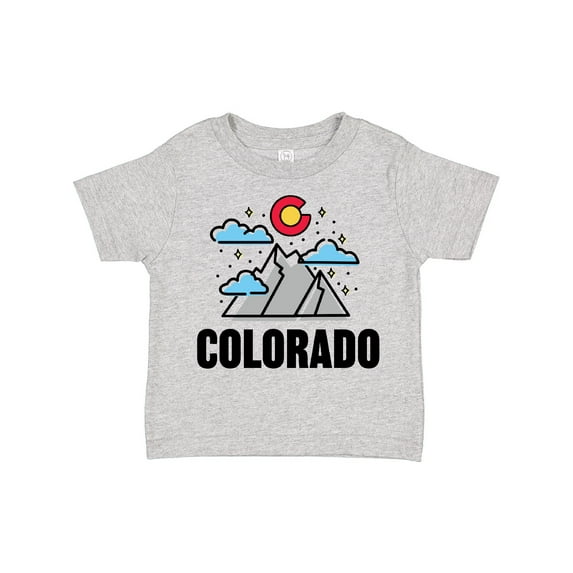 Inktastic Colorado Mountains and Clouds Boys or Girls Toddler T-Shirt