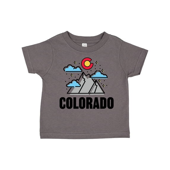 Inktastic Colorado Mountains and Clouds Boys or Girls Toddler T-Shirt