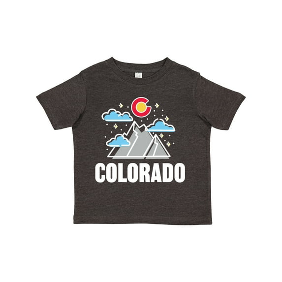 Inktastic Colorado Mountains and Clouds Boys or Girls Toddler T-Shirt