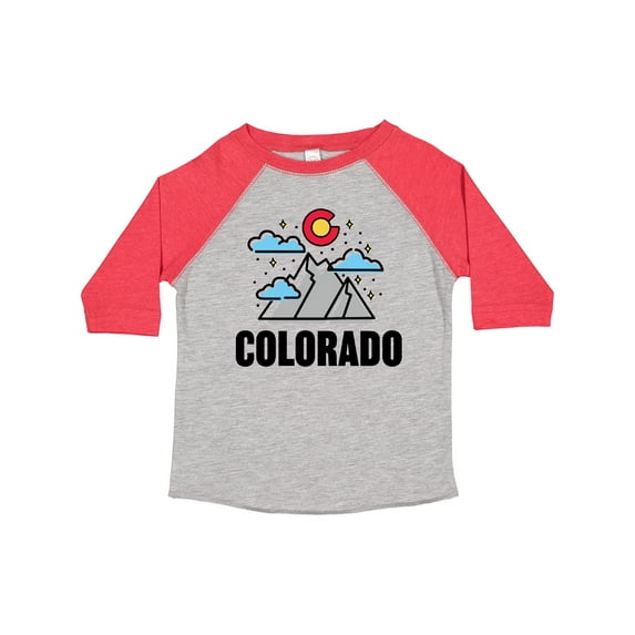 Inktastic Colorado Mountains and Clouds Boys or Girls Toddler T-Shirt