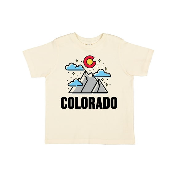 Inktastic Colorado Mountains and Clouds Boys or Girls Toddler T-Shirt