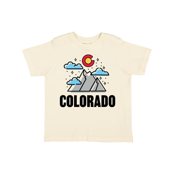 Inktastic Colorado Mountains and Clouds Boys or Girls Toddler T-Shirt