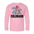 thumbnail image 1 of Inktastic Colorado Mountains and Clouds Long Sleeve Youth T-Shirt, 1 of 5
