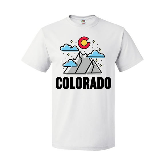 Inktastic Colorado Mountains and Clouds T-Shirt