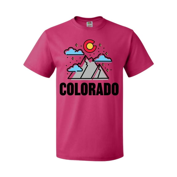 Inktastic Colorado Mountains and Clouds T-Shirt