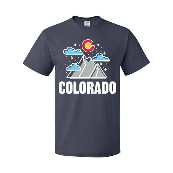 Inktastic Colorado Mountains and Clouds T-Shirt