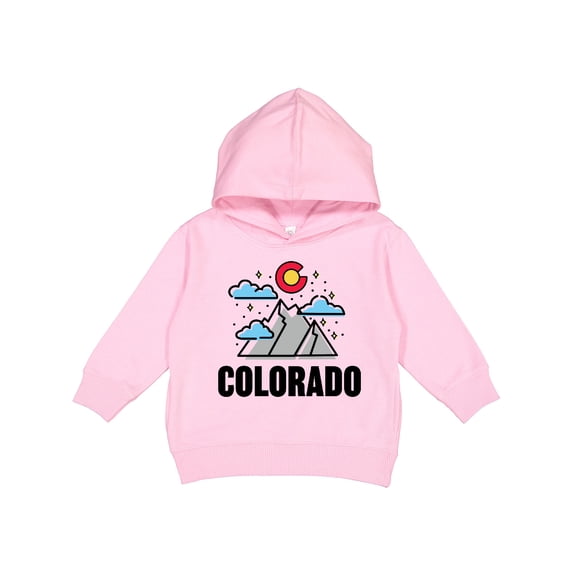 Inktastic Colorado Mountains and Clouds Toddler Hoodie