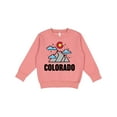 thumbnail image 1 of Inktastic Colorado Mountains and Clouds Toddler Sweatshirt, 1 of 4