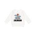 thumbnail image 1 of Inktastic Colorado Mountains and Clouds Toddler Sweatshirt, 1 of 4