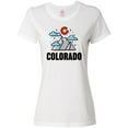 thumbnail image 1 of Inktastic Colorado Mountains and Clouds Women's T-Shirt, 1 of 5