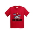 thumbnail image 1 of Inktastic Colorado Mountains and Clouds Youth T-Shirt, 1 of 5