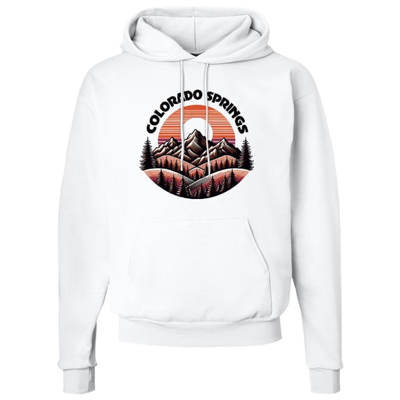Inktastic Colorado Springs Colorado Mountains Adult Hoodie Sweatshirt