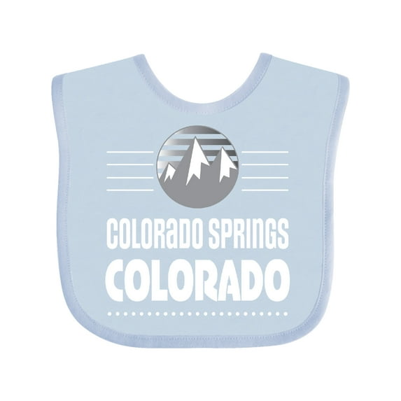 Inktastic Colorado Springs Colorado Mountains Boys or Girls Baby Bib