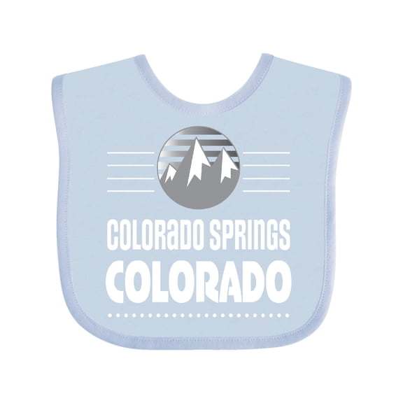 Inktastic Colorado Springs Colorado Mountains Boys or Girls Baby Bib