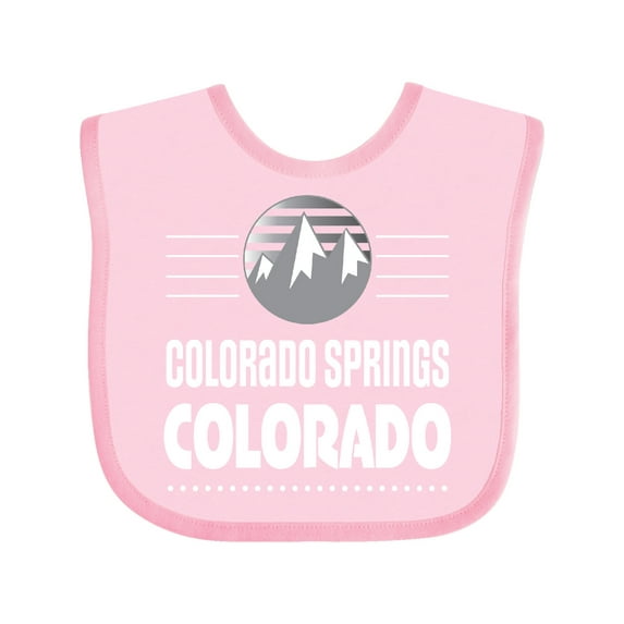 Inktastic Colorado Springs Colorado Mountains Boys or Girls Baby Bib