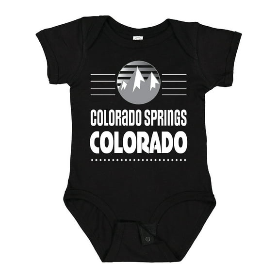 Inktastic Colorado Springs Colorado Mountains Boys or Girls Baby Bodysuit