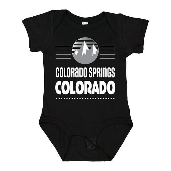 Inktastic Colorado Springs Colorado Mountains Boys or Girls Baby Bodysuit