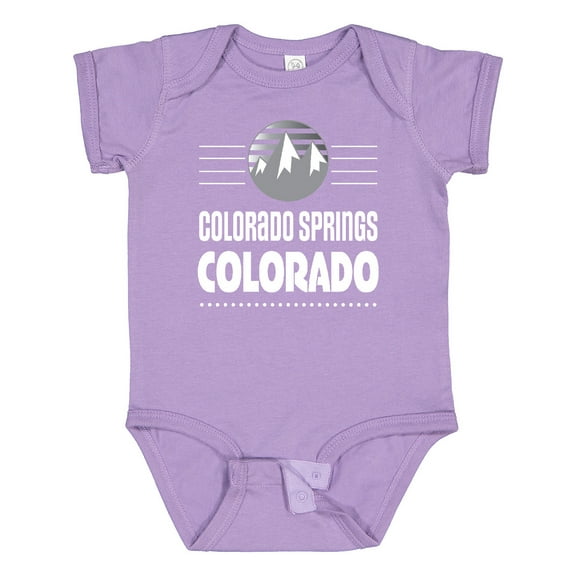 Inktastic Colorado Springs Colorado Mountains Boys or Girls Baby Bodysuit