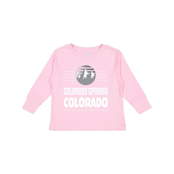 Inktastic Colorado Springs Colorado Mountains Boys or Girls Long Sleeve Toddler T-Shirt