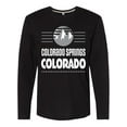 thumbnail image 1 of Inktastic Colorado Springs Colorado Mountains Long Sleeve T-Shirt, 1 of 5