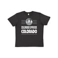 thumbnail image 1 of Inktastic Colorado Springs Colorado Mountains Youth T-Shirt, 1 of 5