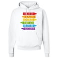thumbnail image 1 of Inktastic Colored Crayons Adult Hoodie Sweatshirt, 1 of 4