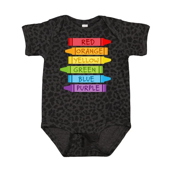 Inktastic Colored Crayons Boys or Girls Baby Bodysuit