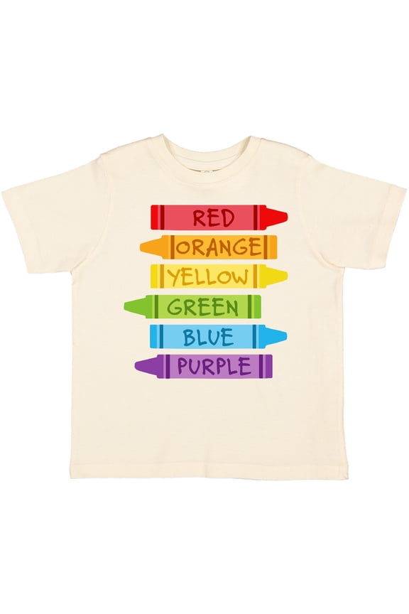 Colored Crayons Boys or Girls Toddler T-Shirt