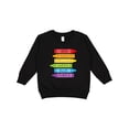 thumbnail image 1 of Inktastic Colored Crayons Toddler Sweatshirt, 1 of 4