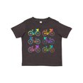 thumbnail image 1 of Inktastic Colorful Bicycles Boys or Girls Toddler T-Shirt, 1 of 5