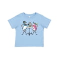 thumbnail image 1 of Inktastic Colorful French Poodles With Tea Boys or Girls Baby T-Shirt, 1 of 5