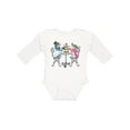 thumbnail image 1 of Inktastic Colorful French Poodles With Tea Boys or Girls Long Sleeve Baby Bodysuit, 1 of 5