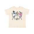 thumbnail image 1 of Inktastic Colorful French Poodles with Tea Boys or Girls Toddler T-Shirt, 1 of 5