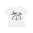 thumbnail image 1 of Inktastic Colorful French Poodles with Tea Boys or Girls Toddler T-Shirt, 1 of 5