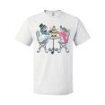 thumbnail image 1 of Inktastic Colorful French Poodles with Tea T-Shirt, 1 of 5
