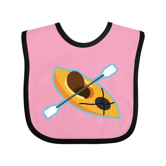 Inktastic Colorful Kayak Boys or Girls Baby Bib