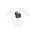 thumbnail image 1 of Inktastic Colorful Lurking Gator Boys or Girls Long Sleeve Baby Bodysuit, 1 of 5