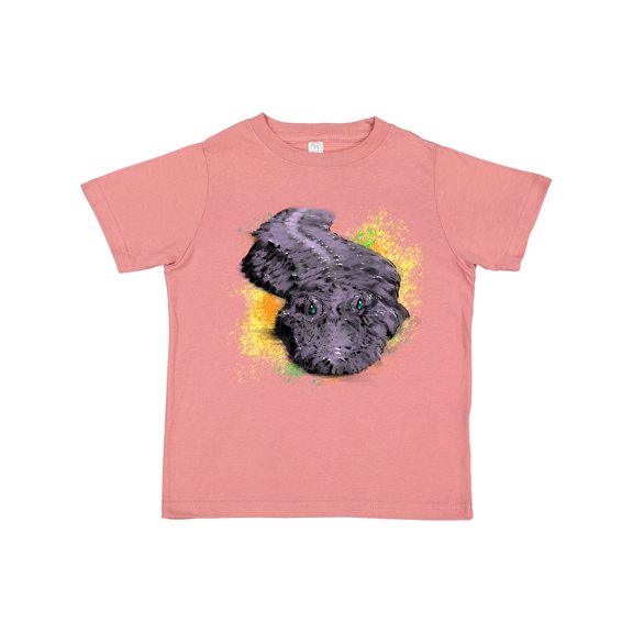 Inktastic Colorful Lurking Gator Boys or Girls Toddler T-Shirt