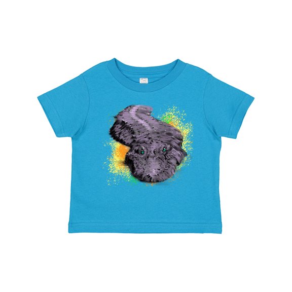 Inktastic Colorful Lurking Gator Boys or Girls Toddler T-Shirt