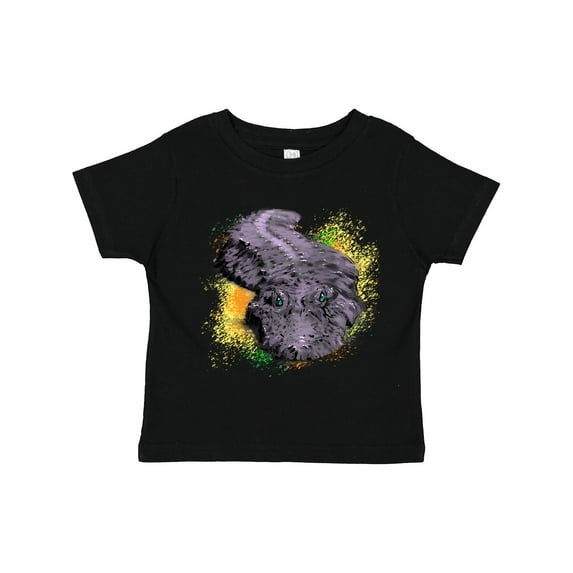 Inktastic Colorful Lurking Gator Boys or Girls Toddler T-Shirt