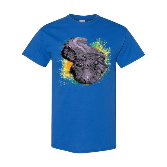 Inktastic Colorful Lurking Gator T-Shirt