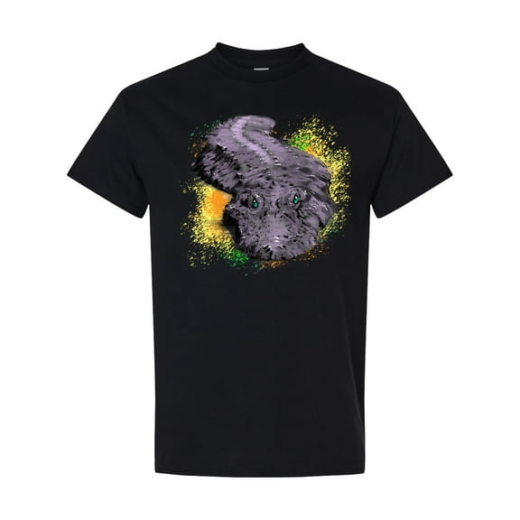 Inktastic Colorful Lurking Gator T-Shirt