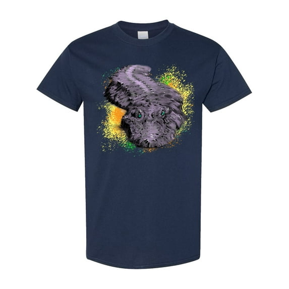 Inktastic Colorful Lurking Gator T-Shirt