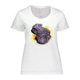 thumbnail image 1 of Inktastic Colorful Lurking Gator Women's Plus Size T-Shirt, 1 of 5