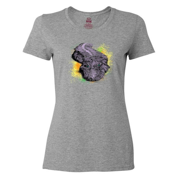 Inktastic Colorful Lurking Gator Women's T-Shirt