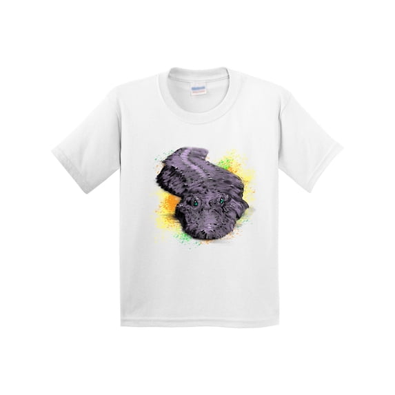 Inktastic Colorful Lurking Gator Youth T-Shirt
