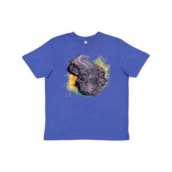 Inktastic Colorful Lurking Gator Youth T-Shirt
