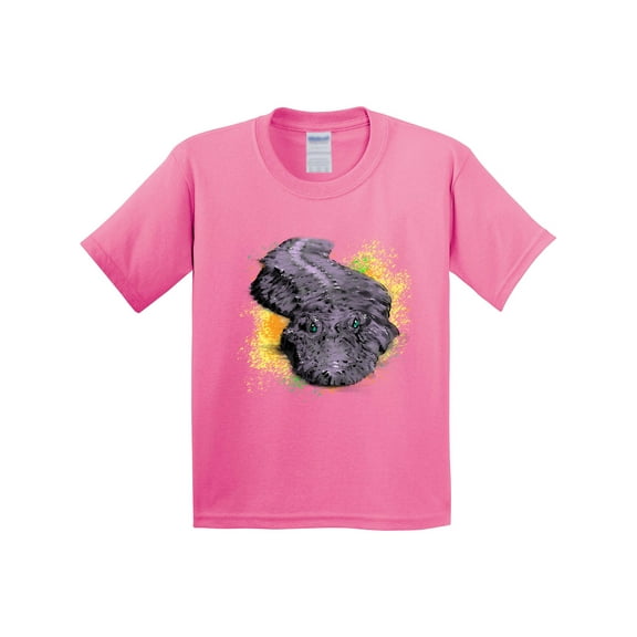 Inktastic Colorful Lurking Gator Youth T-Shirt