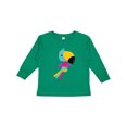 thumbnail image 1 of Inktastic Colorful Parrot, Cute Parrot, Tropical Parrot Boys or Girls Long Sleeve Toddler T-Shirt, 1 of 5